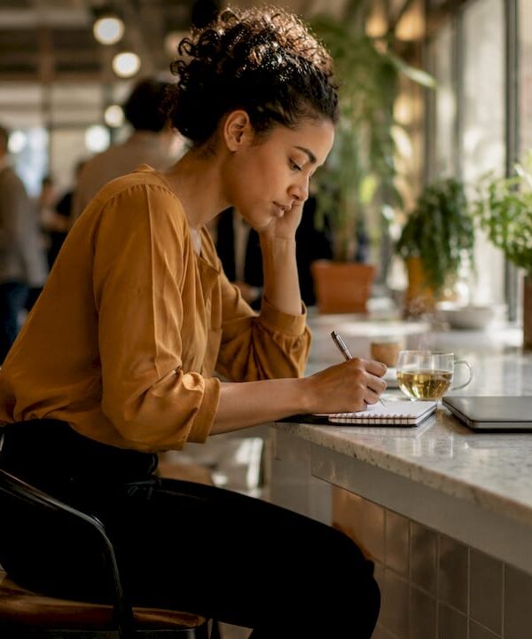 Freelancer managing client acquisition notes