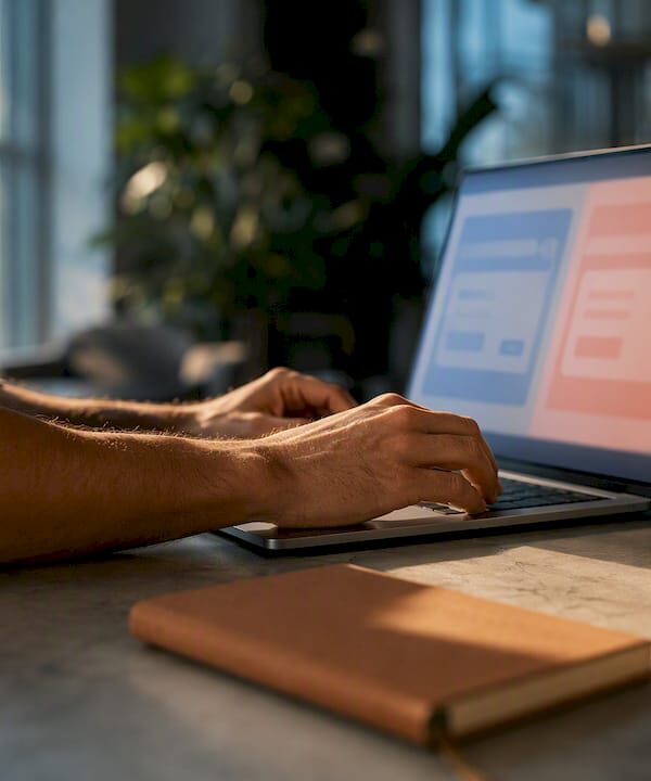 Solo founder comparing checkout workflows